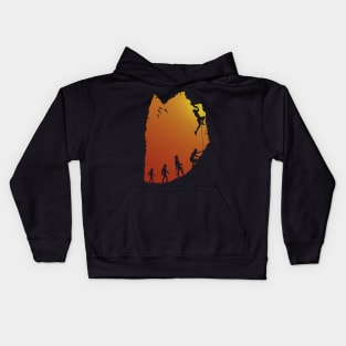 climbing evolution Kids Hoodie